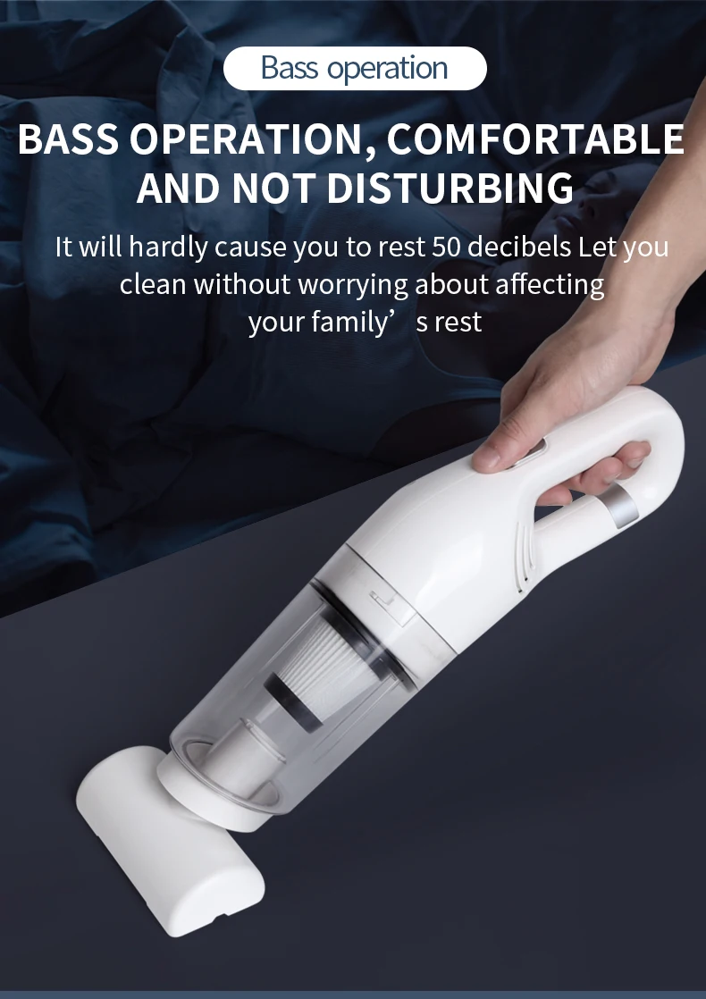 DDRADON 13000Pa Wireless Car Vacuum Cleaner Cordless Handheld Chargeable Auto Vacuum for Home & Car & Pet Mini Vacuum Cleaner