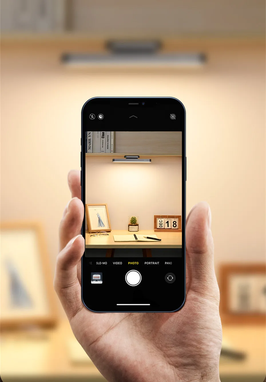 Baseus Night Light Hanging Magnetic LED Table Lamp Stepless Dimming Desk Lamp Rechargeable For Cabinet Bedroom Kitchen Light