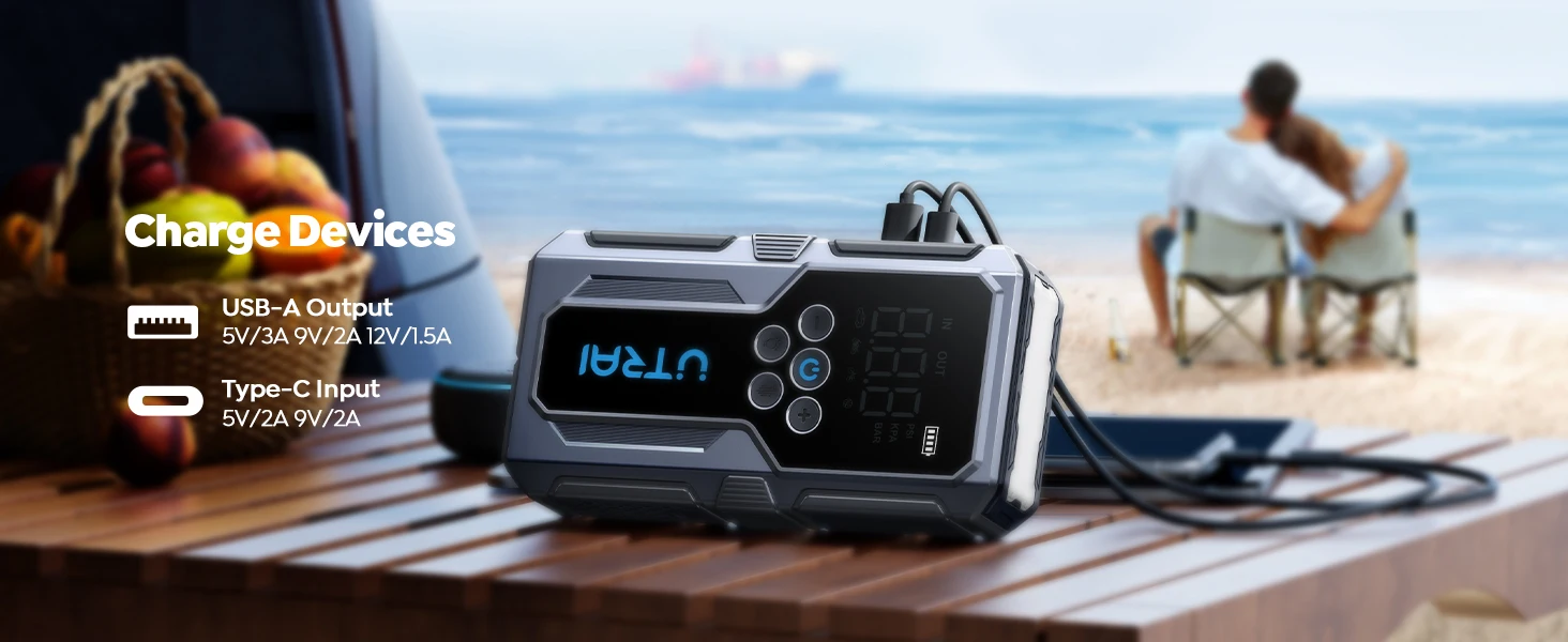 UTRAI 1500A Car Jump Starter Power Bank Portable 150PSI Air Pump Car Battery Emergency Boosters Starting Device Car Starter 2024 UTRAI 1500A Car Jump Starter Power Bank Portable 150PSI Air Pump Car Battery Emergency Boosters Starting Device Car Starter 2024