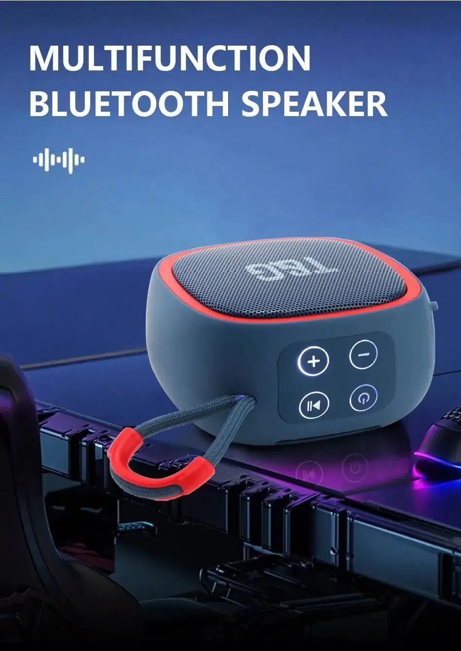 Wireless Bluetooth Speaker Outdoor Portable Subwoofer Radio FM Music Sound Box Mini Aux Blutooth Bocina Blootooth Mp3 Audio Loud