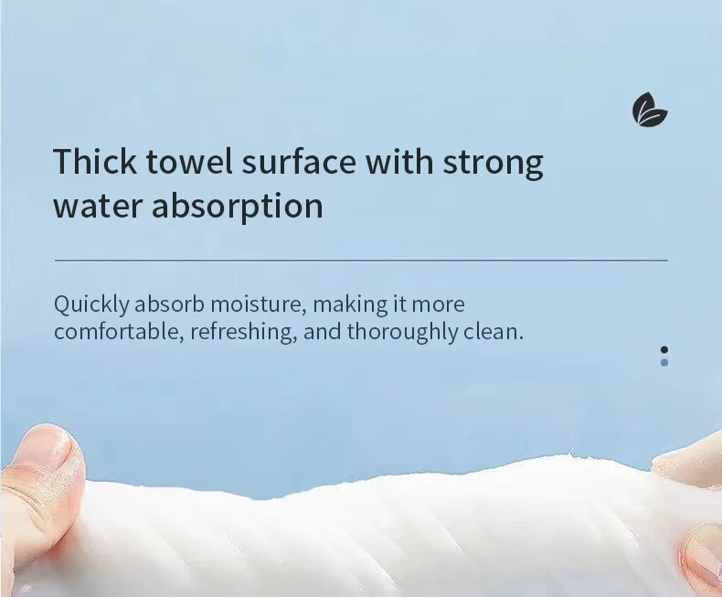 Extra Thick Disposable Facial Towels - Gentle and Absorbent Cotton Makeup Remover Wipes