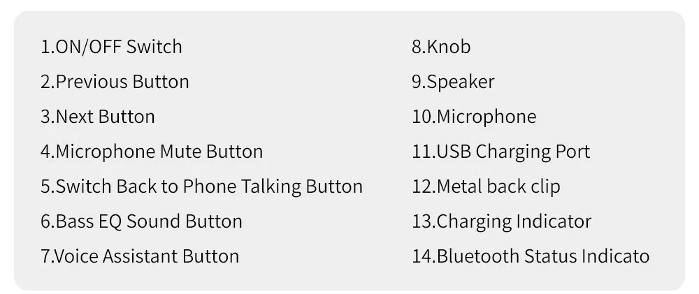 Deelife Handsfree Car Bluetooth Hands-free Kit for Auto Speakerphone BT 5.0 Hands Free Carkit