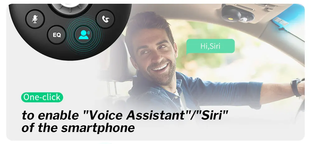 Deelife Handsfree Car Bluetooth Hands-free Kit for Auto Speakerphone BT 5.0 Hands Free Carkit