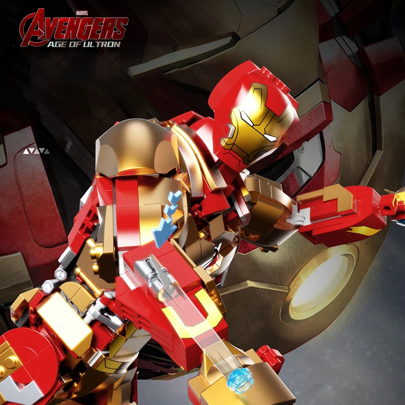 Marvel Iron Man MK85 Mecha MOC Building Blocks Movie Dolls The Avengers Figures Bricks Gifts Toys for Kids Children Adult Boys