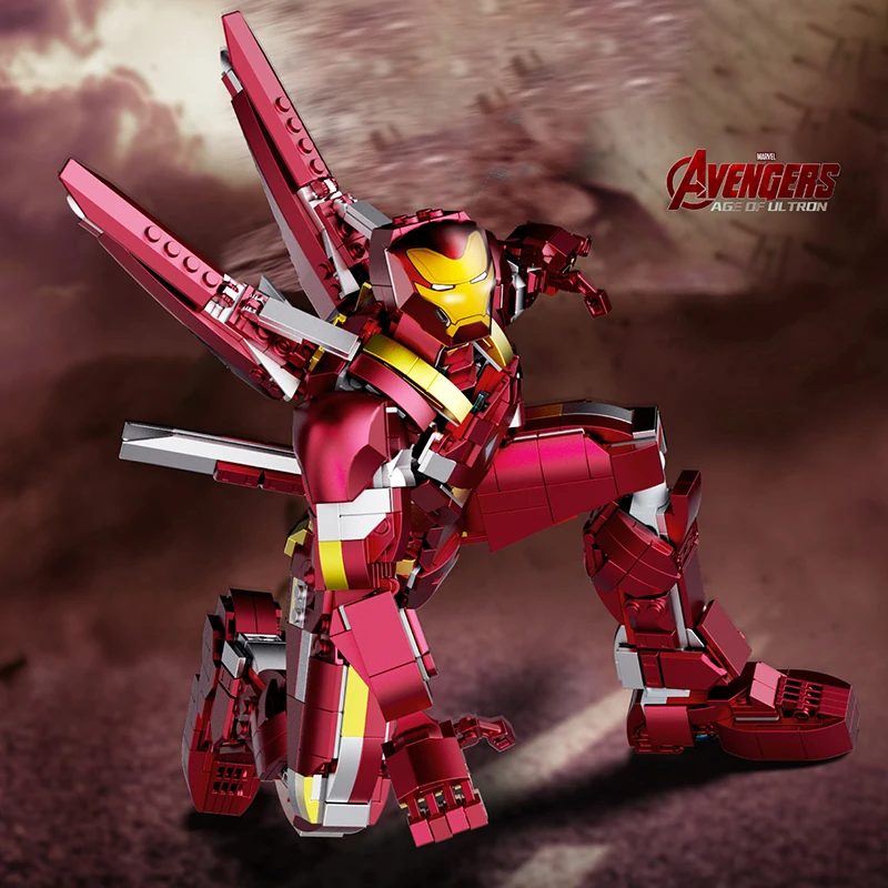 Marvel Iron Man MK85 Mecha MOC Building Blocks Movie Dolls The Avengers Figures Bricks Gifts Toys for Kids Children Adult Boys