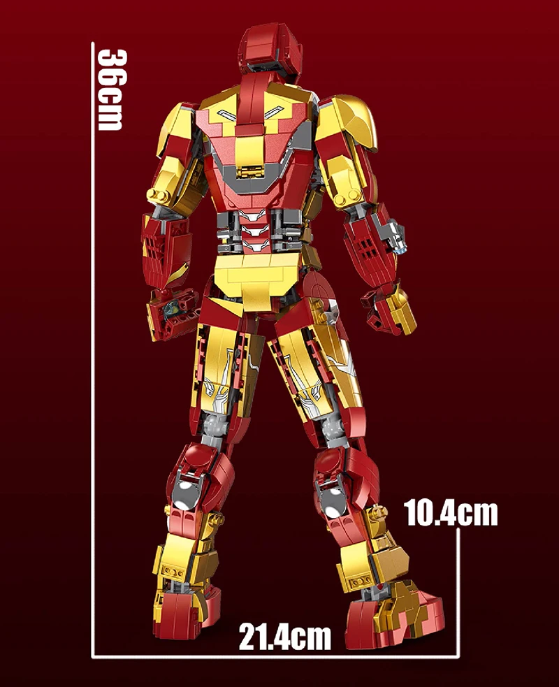 Marvel Iron Man MK85 Mecha MOC Building Blocks Movie Dolls The Avengers Figures Bricks Gifts Toys for Kids Children Adult Boys