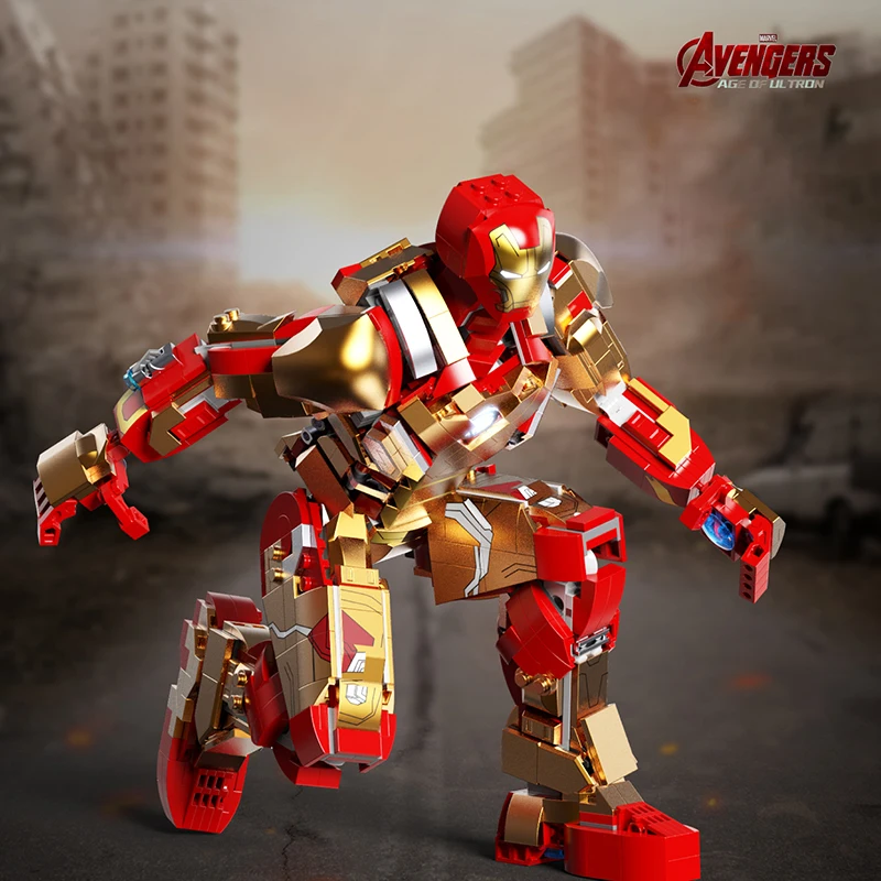 Marvel Iron Man MK85 Mecha MOC Building Blocks Movie Dolls The Avengers Figures Bricks Gifts Toys for Kids Children Adult Boys