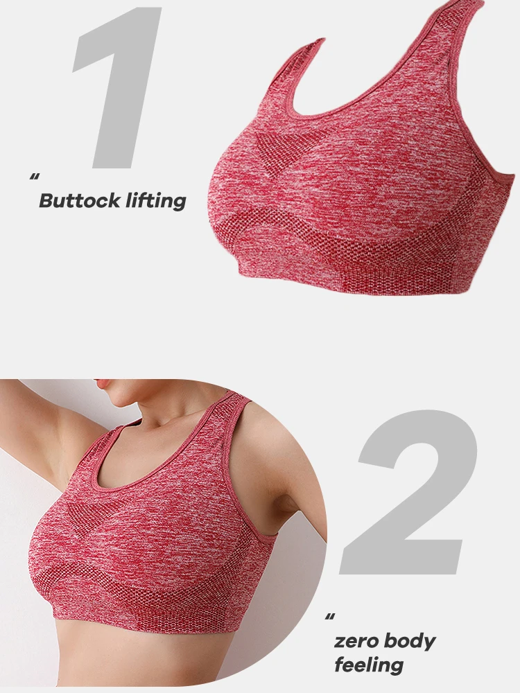 Soutien-gorge Push Up Respirant Pour Femmes, Sous-vêtements De Sport, Course À Pied, Yoga, Fitness