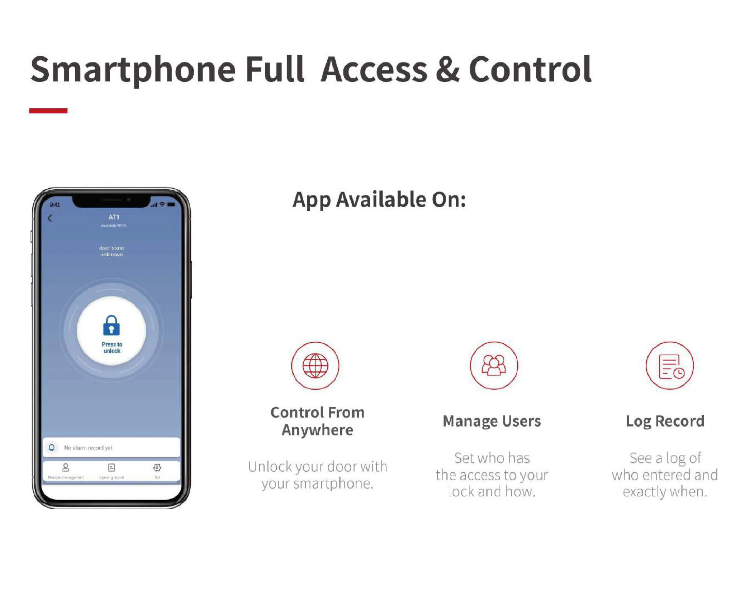 A1 Pro Max Bluetooth Smart Door Lock Tuya APP Remote Control Keyless Unlock Smart Life Cylinder DIY Easy Installation
