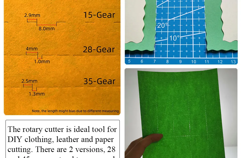 FT145 Rotary Cutter R45mm Patchwork Roller Easy Tearing Cutting Tools for Cloth Leather Paper Ticket Soft Sheet