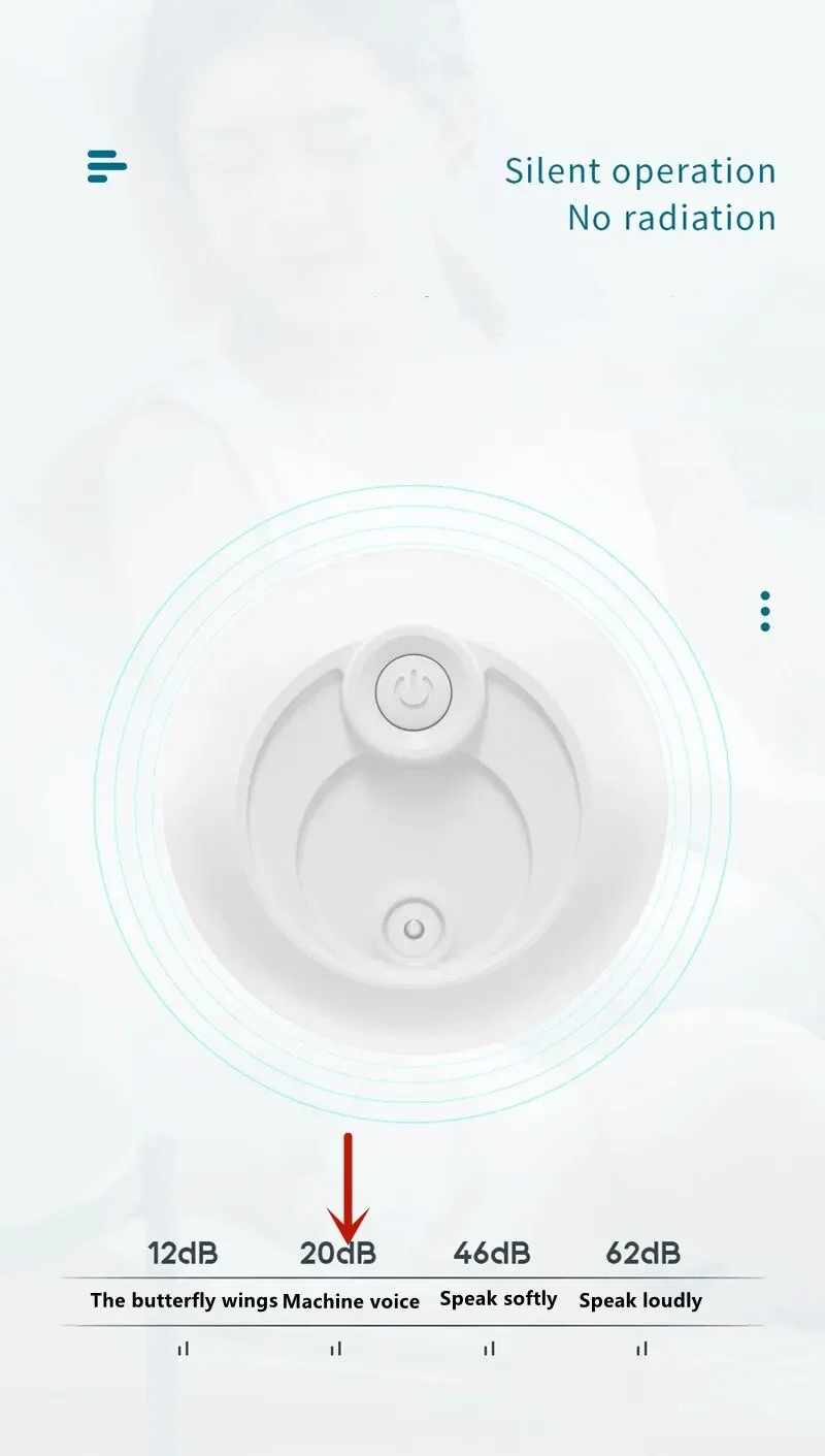 Portable Water Drop Humidifier White USB Desktop Indoor Air Atomization Humidifier Household Mute Large Spray Humidifier