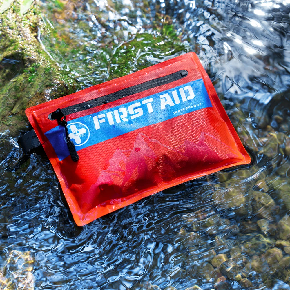RHINO RESCUE Small First Aid Kit Ultralight Waterproof Medical Kit for Hiking, Backpacking, Cycling, Travel, Vehicles,