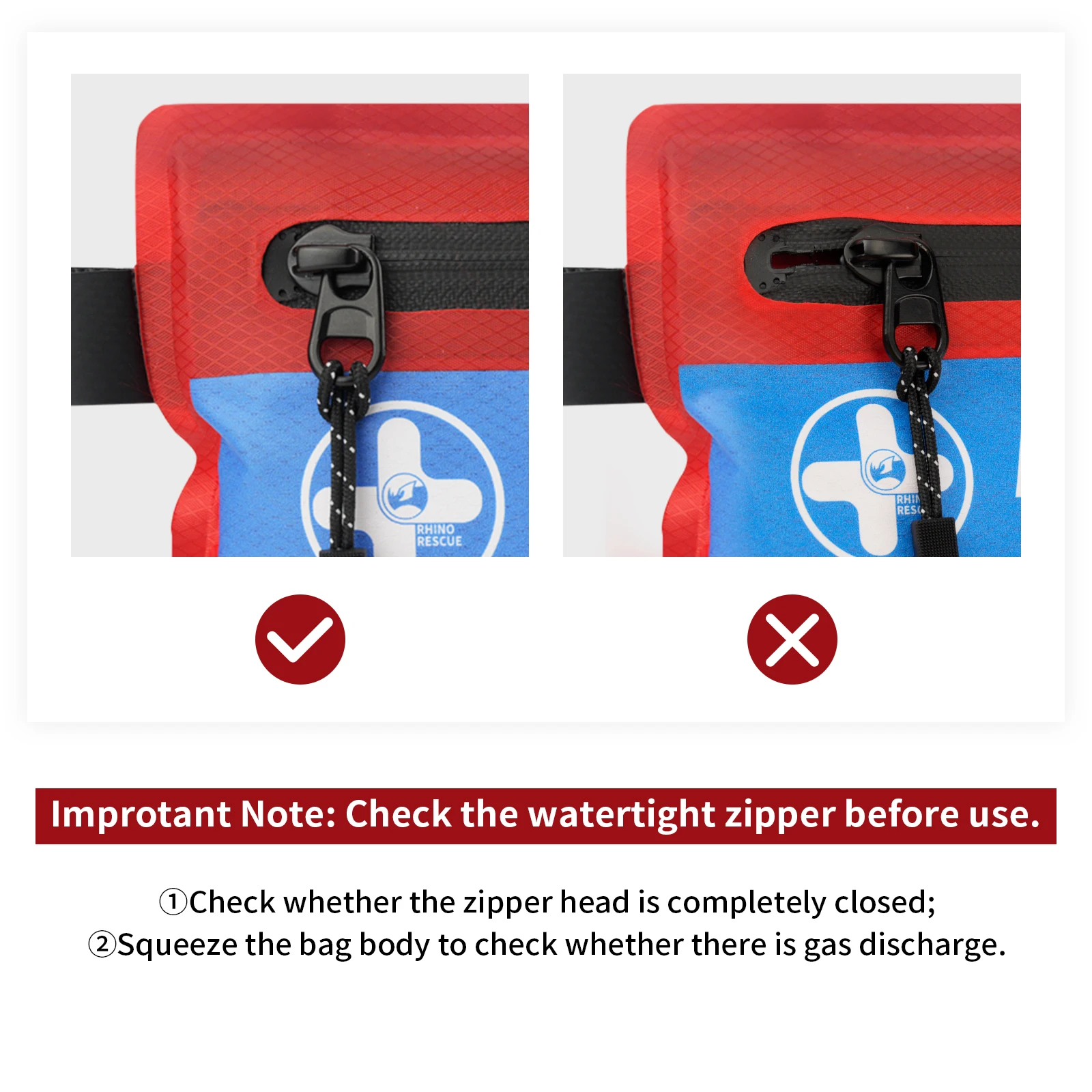 RHINO RESCUE Small First Aid Kit Ultralight Waterproof Medical Kit for Hiking, Backpacking, Cycling, Travel, Vehicles,