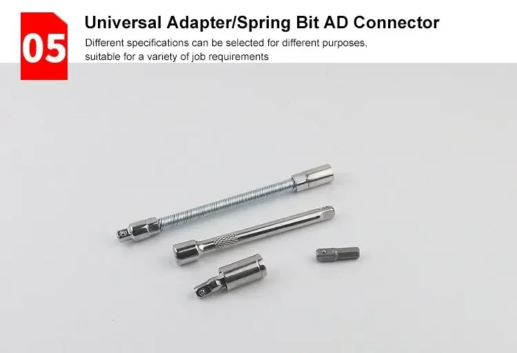 46pcs Socket Wrench Set Professional Mechanical Workshop Tools Kit Motorcycle Ratchet Spanner Multi-functional Car Repair Tool