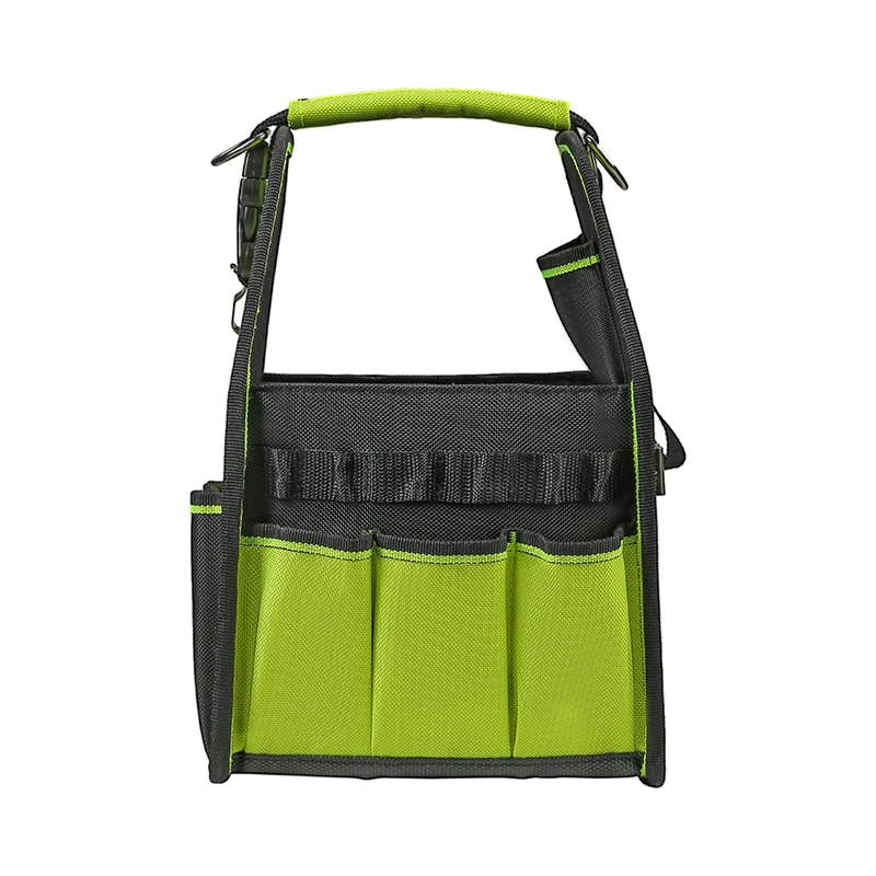 Jakah Open Tool Bag Tool Tote with Adjustable Straps and Waterproof Base Tool Storage Bags for Men HL062