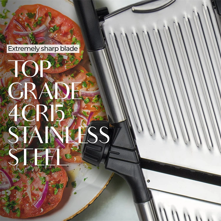 Mandoline Slicer Stainless Steel Vegetable Slicer Chopper Cutter for Potato Tomato Onion Carrot JT213