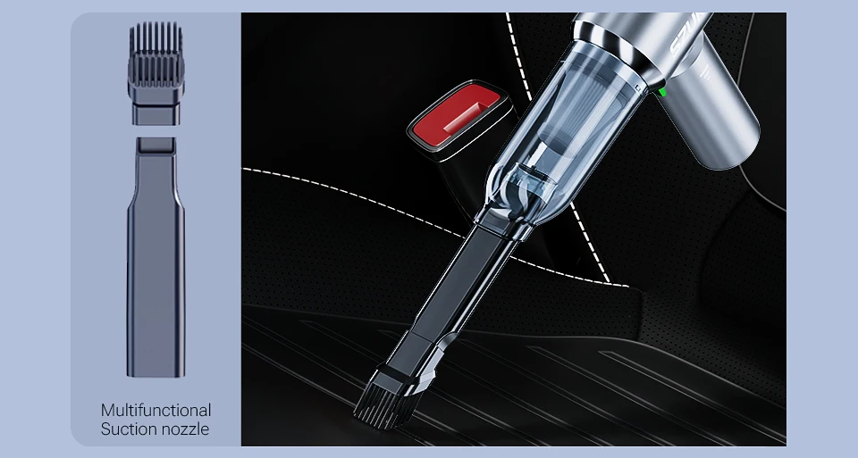 SZUK Car Vacuum Cleaner 180000PA Wireless Portable Cleaning Machine for Keyboard Powerful Mini Handheld Cleaner for Car and Home