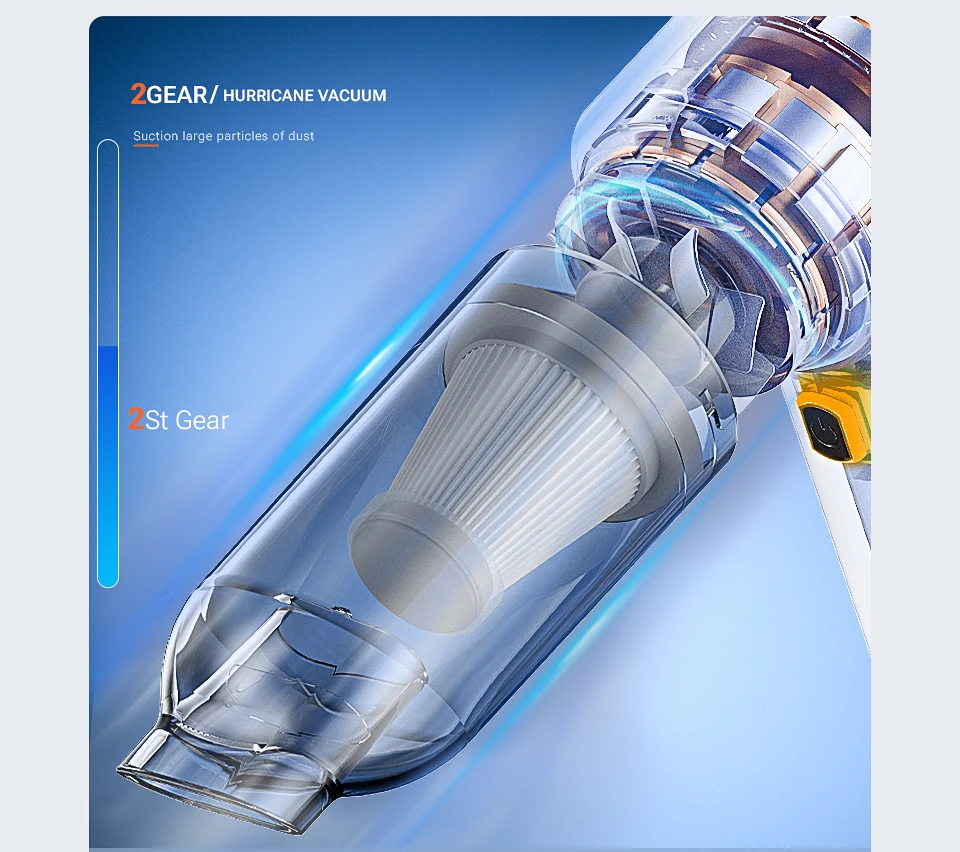 SZUK Car Vacuum Cleaner 180000PA Wireless Portable Cleaning Machine for Keyboard Powerful Mini Handheld Cleaner for Car and Home