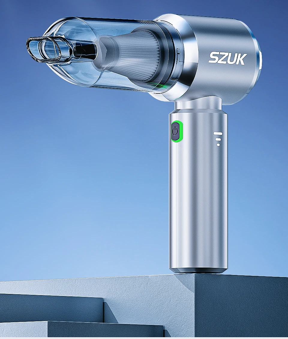 SZUK Car Vacuum Cleaner 180000PA Wireless Portable Cleaning Machine for Keyboard Powerful Mini Handheld Cleaner for Car and Home