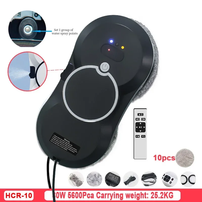 Window cleaning robot Water spray intelligent cleaning robot Brushless motor Glass washer spray window cleaning robot