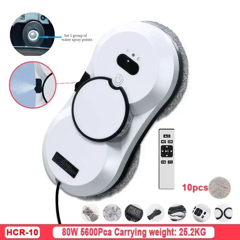 Window cleaning robot Water spray intelligent cleaning robot Brushless motor Glass washer spray window cleaning robot