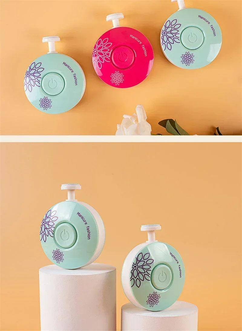 Baby Electric Nail Trimmer Kid Nail Polisher Tool Baby Care Kit Manicure Set Easy To Trim Nail Filer Clippers For Newborn