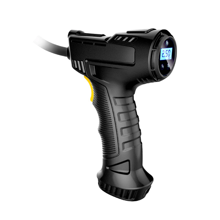 Car Mounted Inflation Pump Handheld Smart Home Car Motorcycle Portable Tire Inflation Pump Black Portable