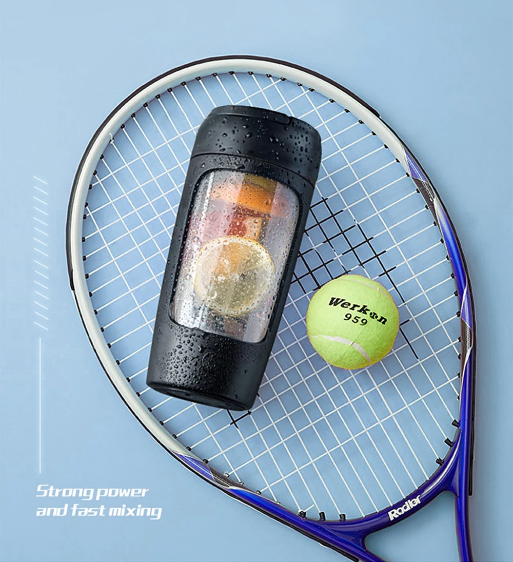 500ML Electric Protein Powder Mixing Cup Automatic Shaker Bottle Mixer Shake Bottle Milk Coffee Blender Kettle fro Gym outdoor