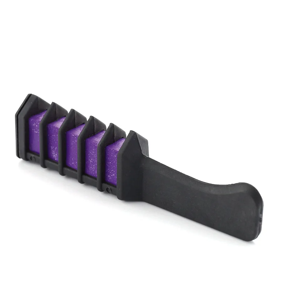 Temporary Hair Chalk Powder With Comb Salon Hair Mascara Crayo
