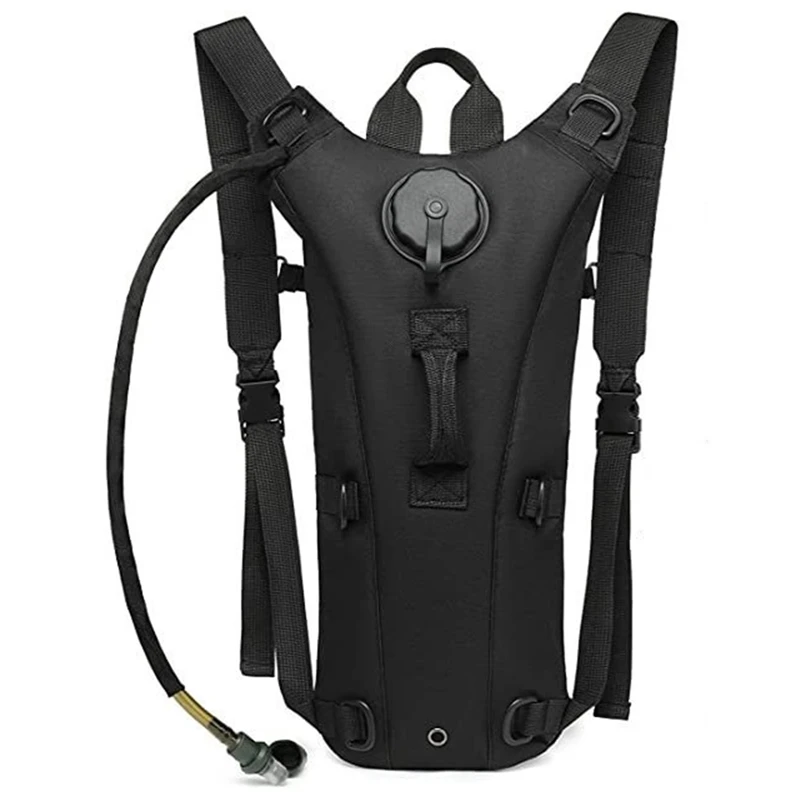 Waterproof Tactical Hydration Backpack with 3L Bladder Outdoor Sport Water Bag Backpacks For Running Cycling Tourism and Camping
