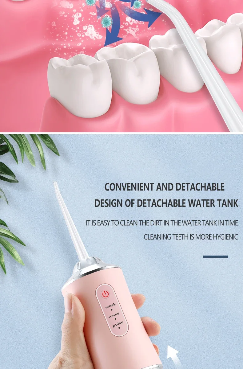 Xiaomi MIJIA Smart Electric Oral Irrigator Water Flosser 4 Jets 3 Modes USB Charging Water Jet Irrigator Dental Teeth Cleaner