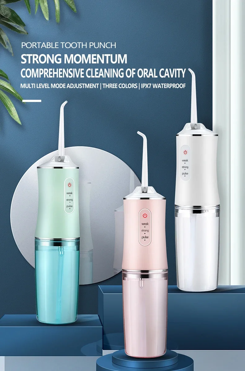 Xiaomi MIJIA Smart Electric Oral Irrigator Water Flosser 4 Jets 3 Modes USB Charging Water Jet Irrigator Dental Teeth Cleaner