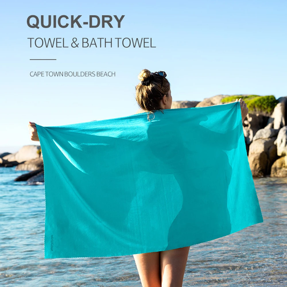 Naturehike Quick Drying Absorbent Bath Towel, Backpacking Hiking, Swimming Compact Travel, Breathable Beach Gym Yoga Towel