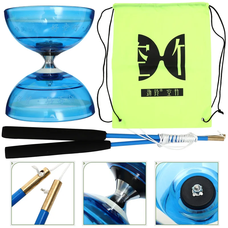 Professional Diabolo Diabolo Yoyo Elderly People Toy Kids Juggling Fitness Set Tpu Chinese for Child Professional Diabolo