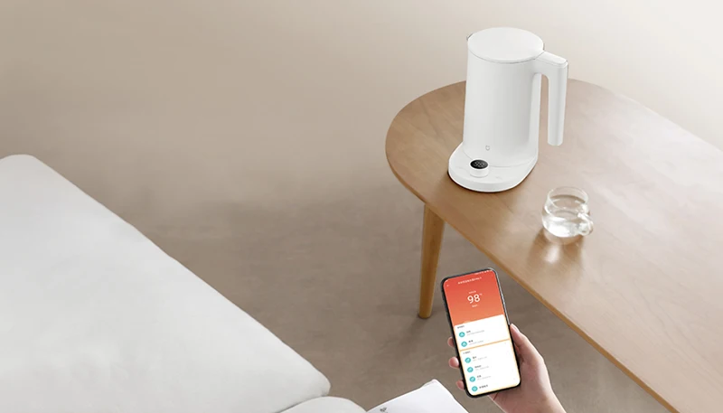 XIAOMI MIJIA Thermostatic Electric Kettles 2 Pro,Tea Kettle for Hot Water, Coffee & Tea,1.7L,With Auto Shut-Off,220V,CN Version