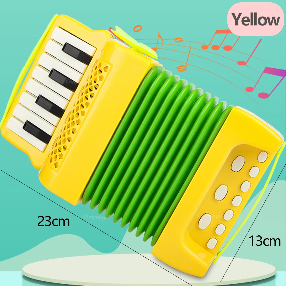 Accordion for Kids Musical Indoor and Outdoor Playing Musical Instrument Educational Toys Gifts for Toddlers Boys Girls
