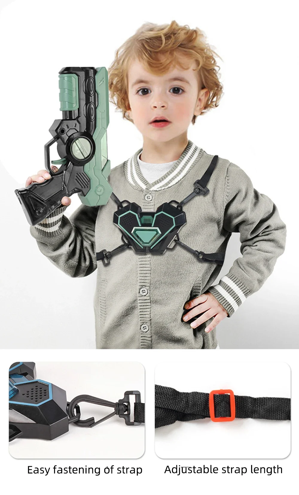 Infrared Toy Guns Weapon Induction Battle Gun Toy Pistol Model Electric Laser Gun Cosplay For Kids Children Indoor Outdoor Game