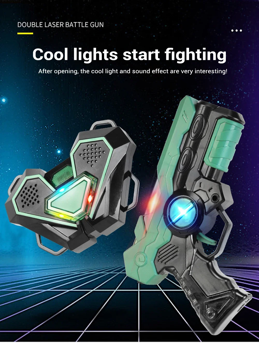 Infrared Toy Guns Weapon Induction Battle Gun Toy Pistol Model Electric Laser Gun Cosplay For Kids Children Indoor Outdoor Game