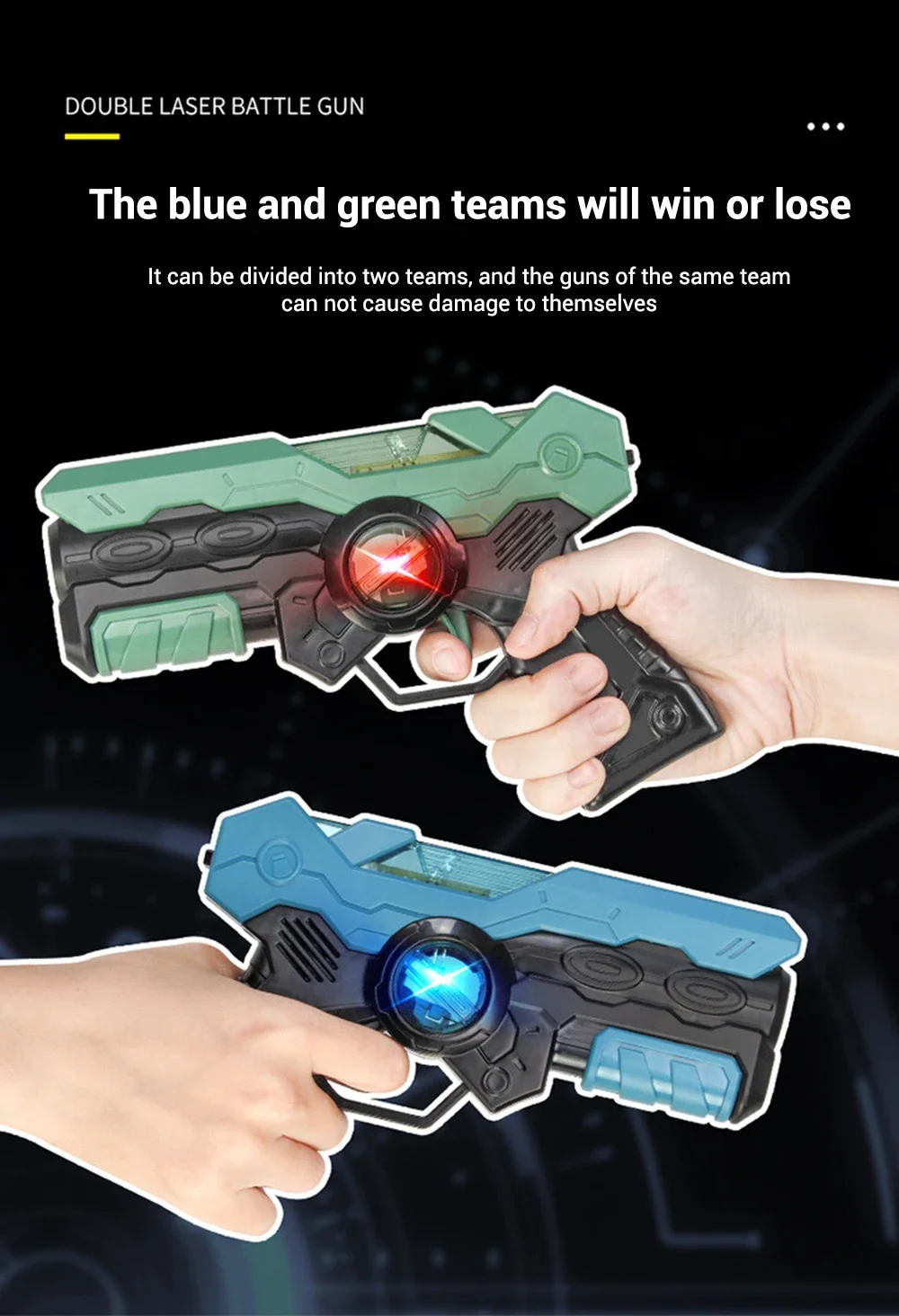 Infrared Toy Guns Weapon Induction Battle Gun Toy Pistol Model Electric Laser Gun Cosplay For Kids Children Indoor Outdoor Game