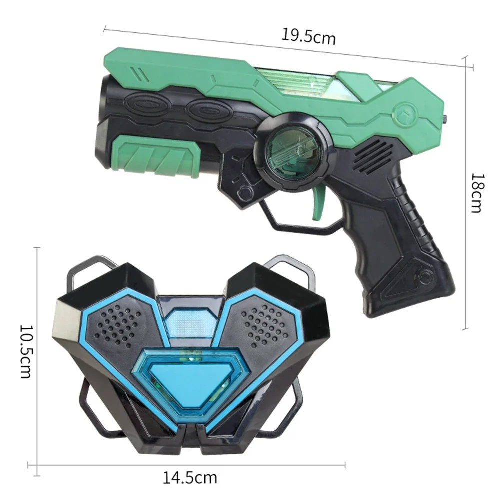 Infrared Toy Guns Weapon Induction Battle Gun Toy Pistol Model Electric Laser Gun Cosplay For Kids Children Indoor Outdoor Game