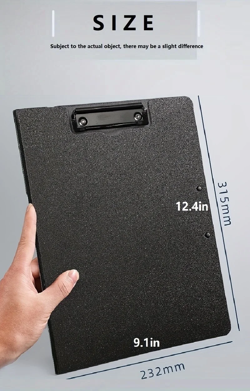 A4 File Folders, Documents Organizer, Clipboard With Cover, Paper Folder For Business & School, Stationery & Office Supplies