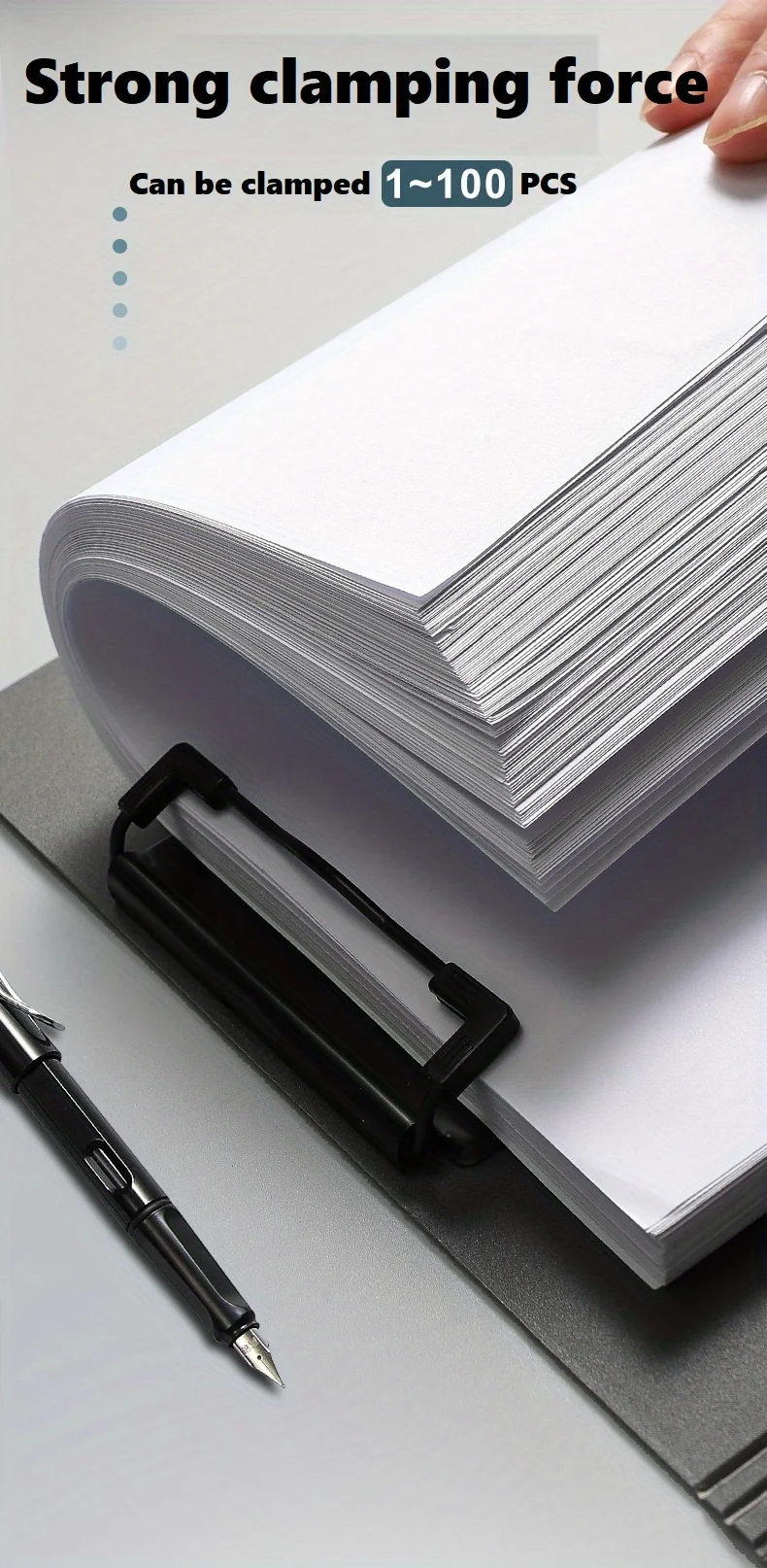 A4 File Folders, Documents Organizer, Clipboard With Cover, Paper Folder For Business & School, Stationery & Office Supplies