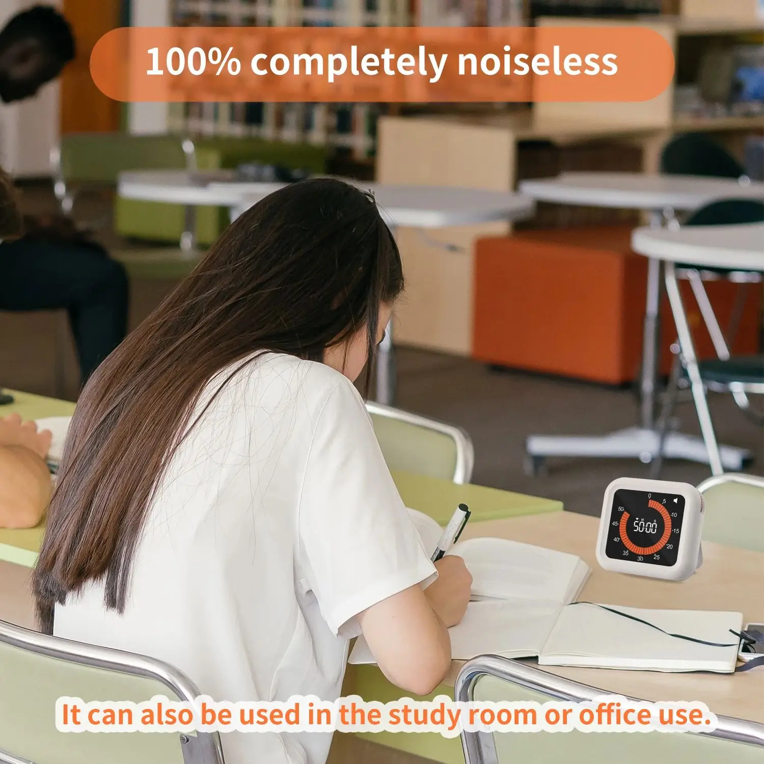 New Rotary Timer Smart Silent Visual Analog Timer For Kids and Adults Optional Alert Hour Meter For Kitchen Indoor Reading Room