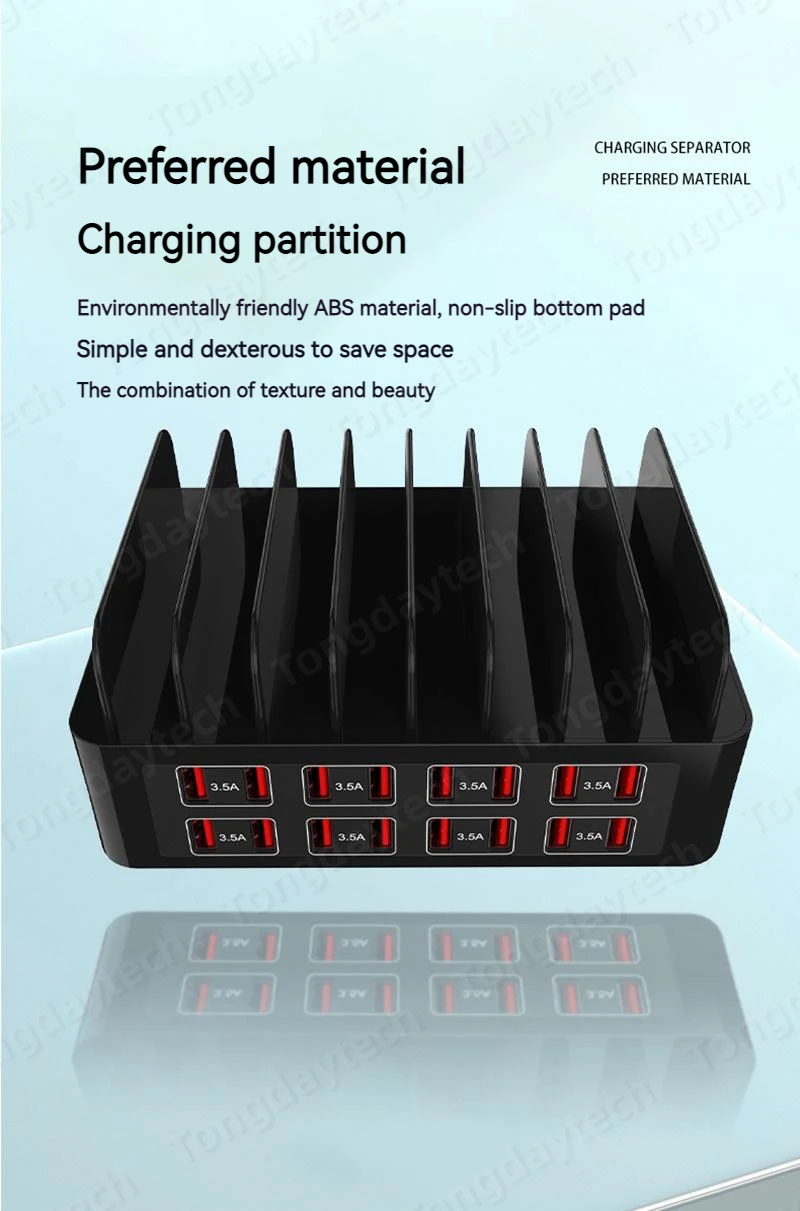 150W Universal Multi USB Fast Charger 16 Port 3.5A MAX Charging Station Stand For Ipad Iphone 14 13 Samsung S22 Xiaomi Tablet