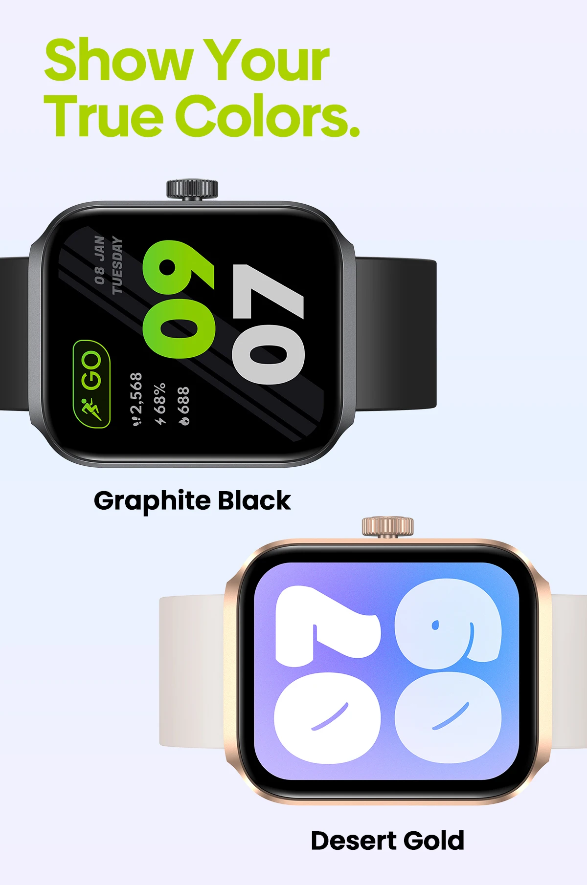 New Zeblaze Beyond 3 Plus GPS Smart Watch 1.78'' AMOLED Display Built-in Amazon Alexa Make/Receive Phone Calls 3ATM Smartwatch