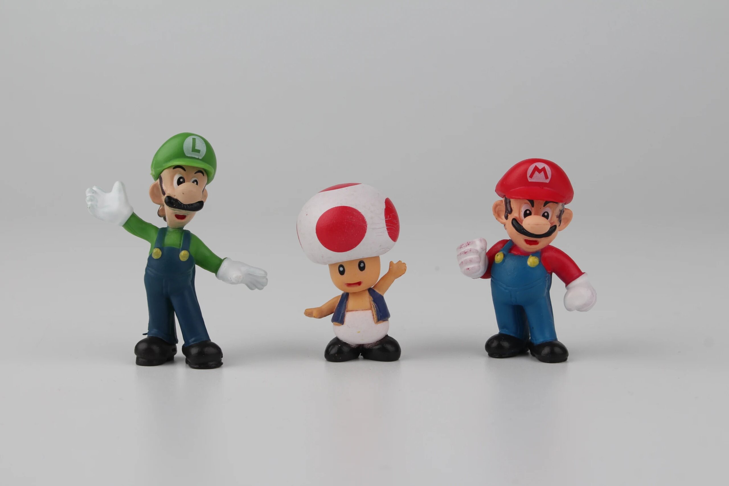 Super Mario Bros PVC Action Figure Toys Dolls Model Set Luigi Yoshi Donkey Kong Mushroom for kids birthday gifts