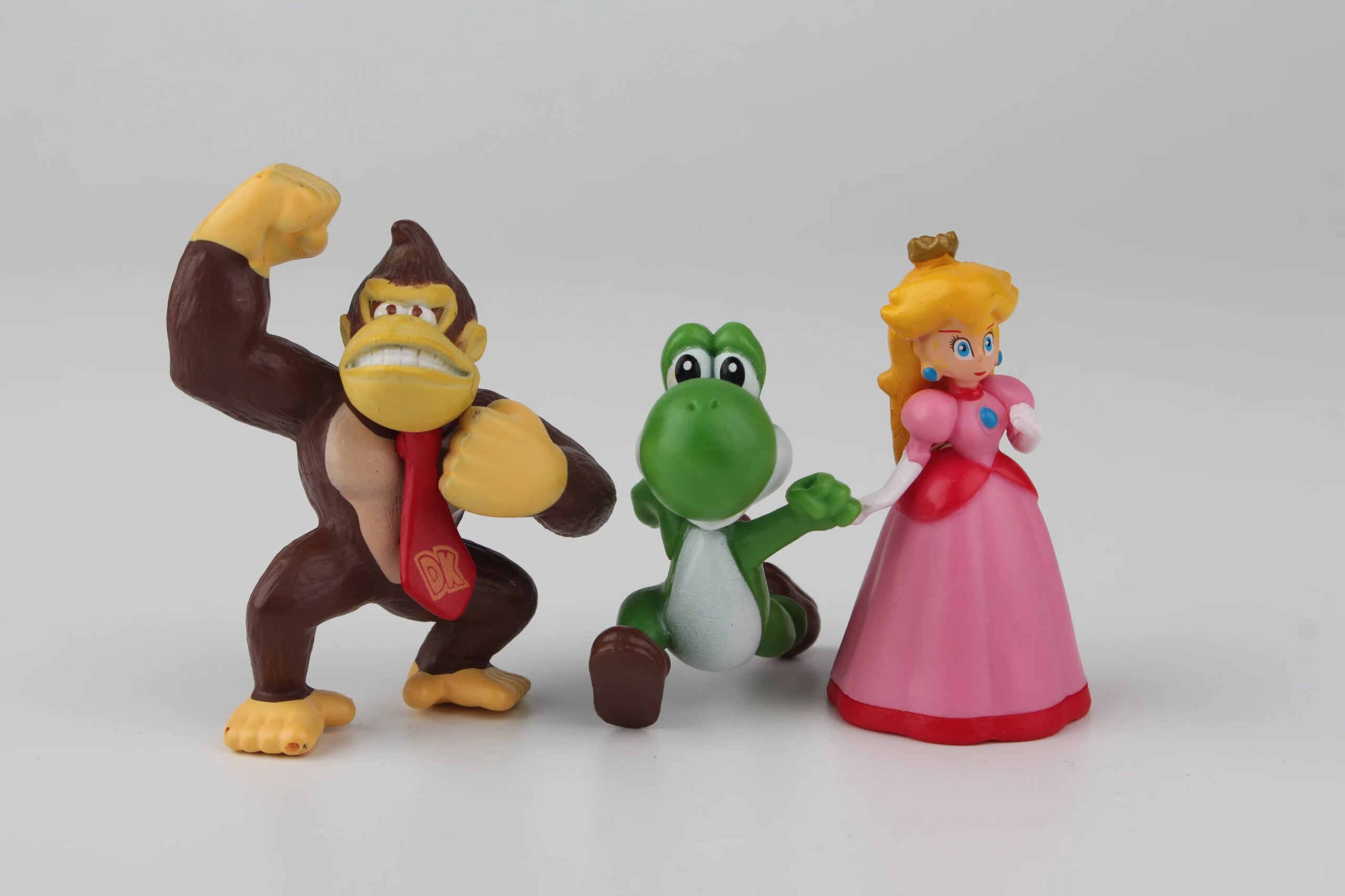Super Mario Bros PVC Action Figure Toys Dolls Model Set Luigi Yoshi Donkey Kong Mushroom for kids birthday gifts