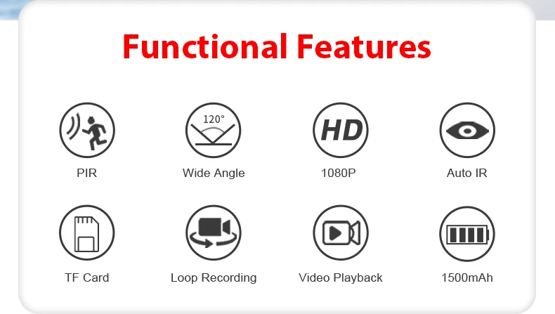 MD31 Mini PIR Video Body Camera Back Clip Photography DV Smart Camera HD 1080P Recorder Motion Activated Small For Car Nanny Cam