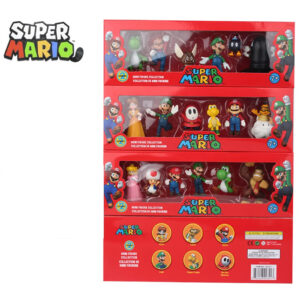 סט 6 בובות פעולה של סופר מריו