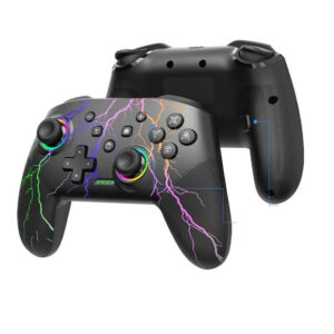 בקר אלחוטי DATA FROG עם עיצוב RGB מרהיב לקונסולת Nintendo Switch Gamepad Pro